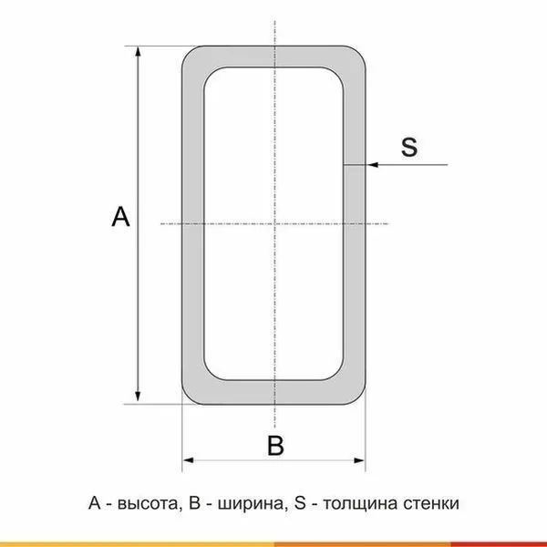 Труба профильная 200х160х5 Ст3сп ГОСТ 30245-2003 - 5